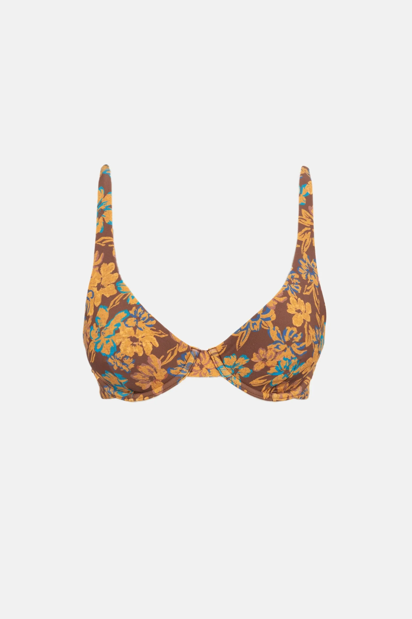 Oasis Floral Underwire Top Chocolate - Shop Now.