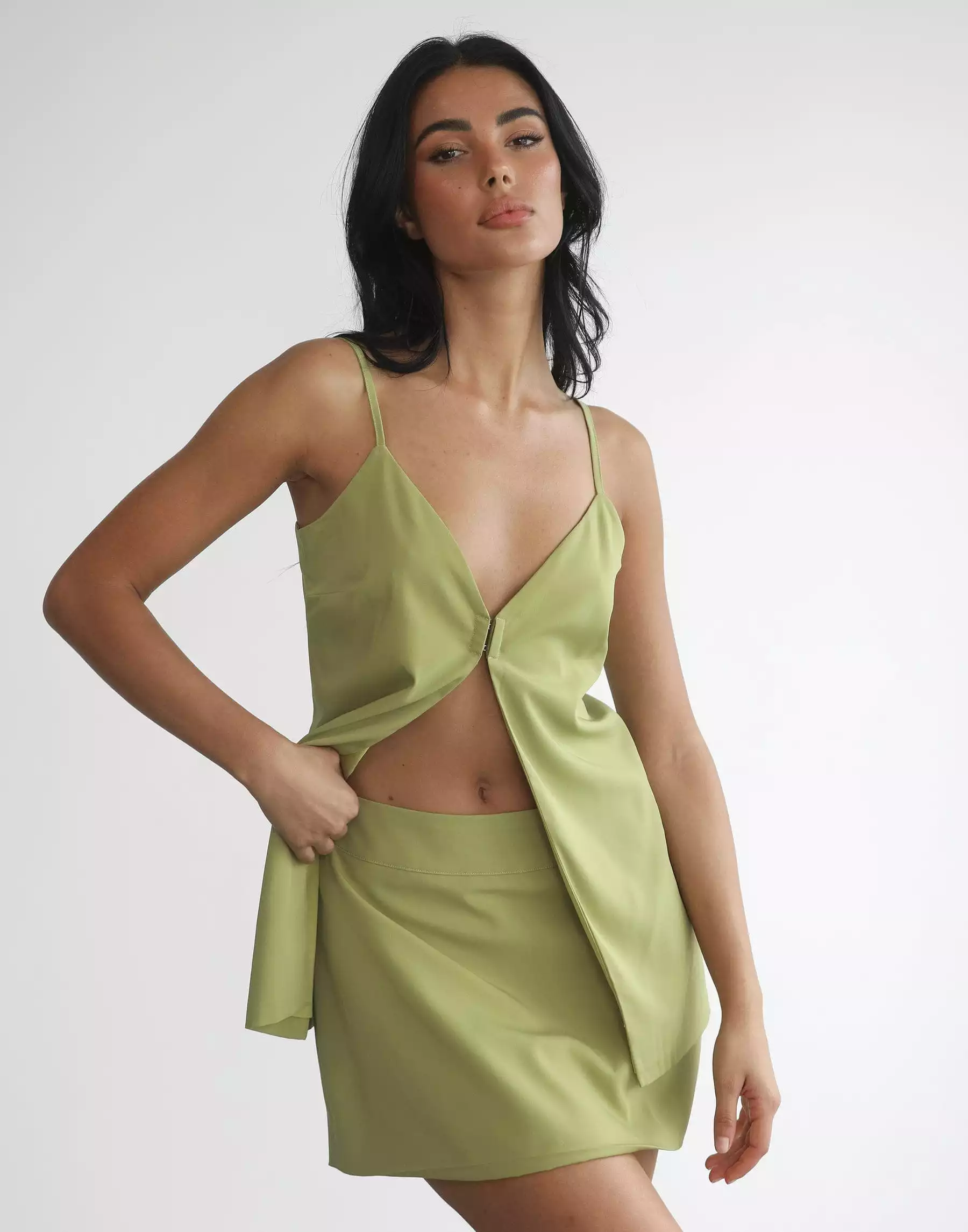 Olive Orchid Mini Skirt - Shop Now!