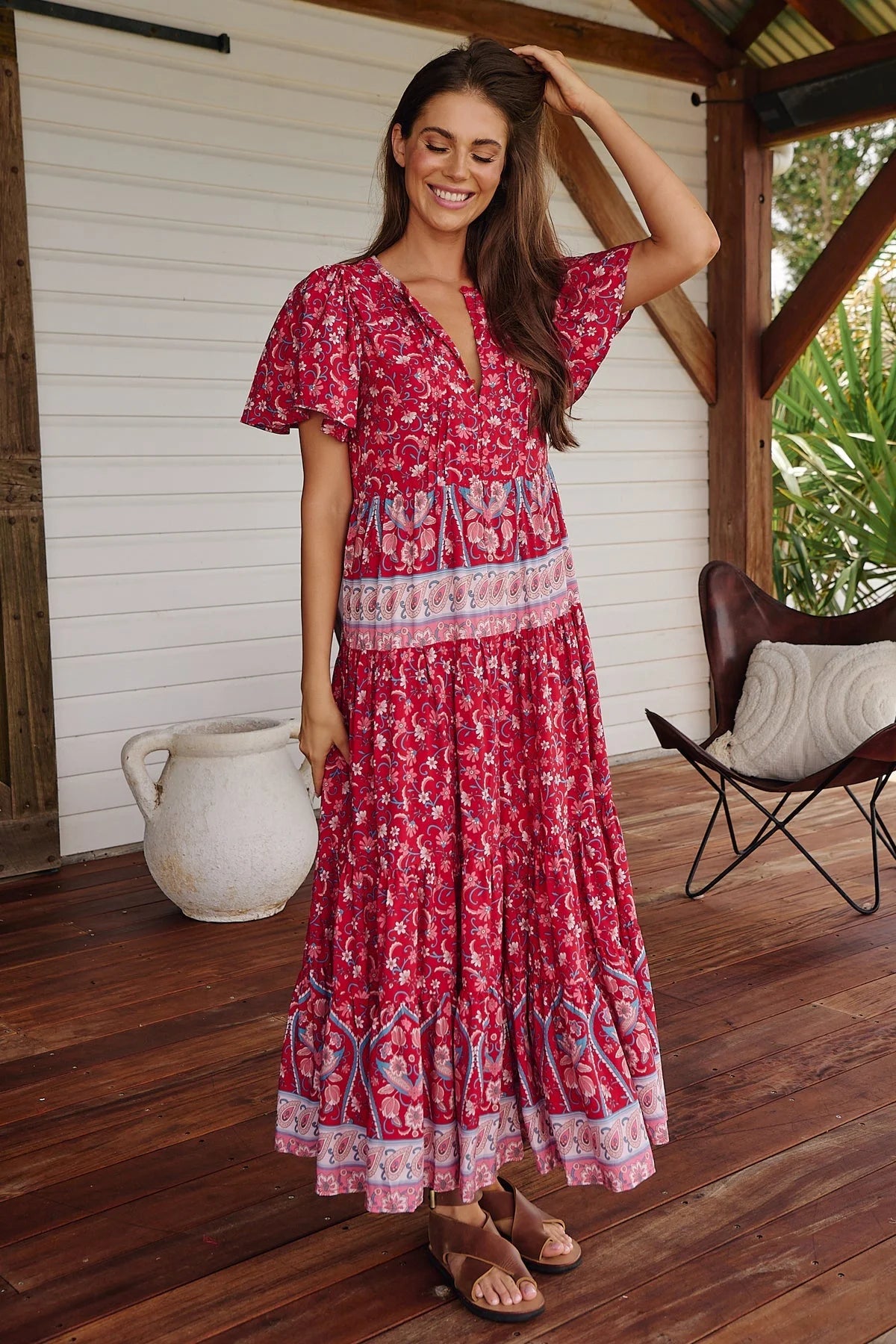 Olli Maxi Dress - Ruby Rouge Collection