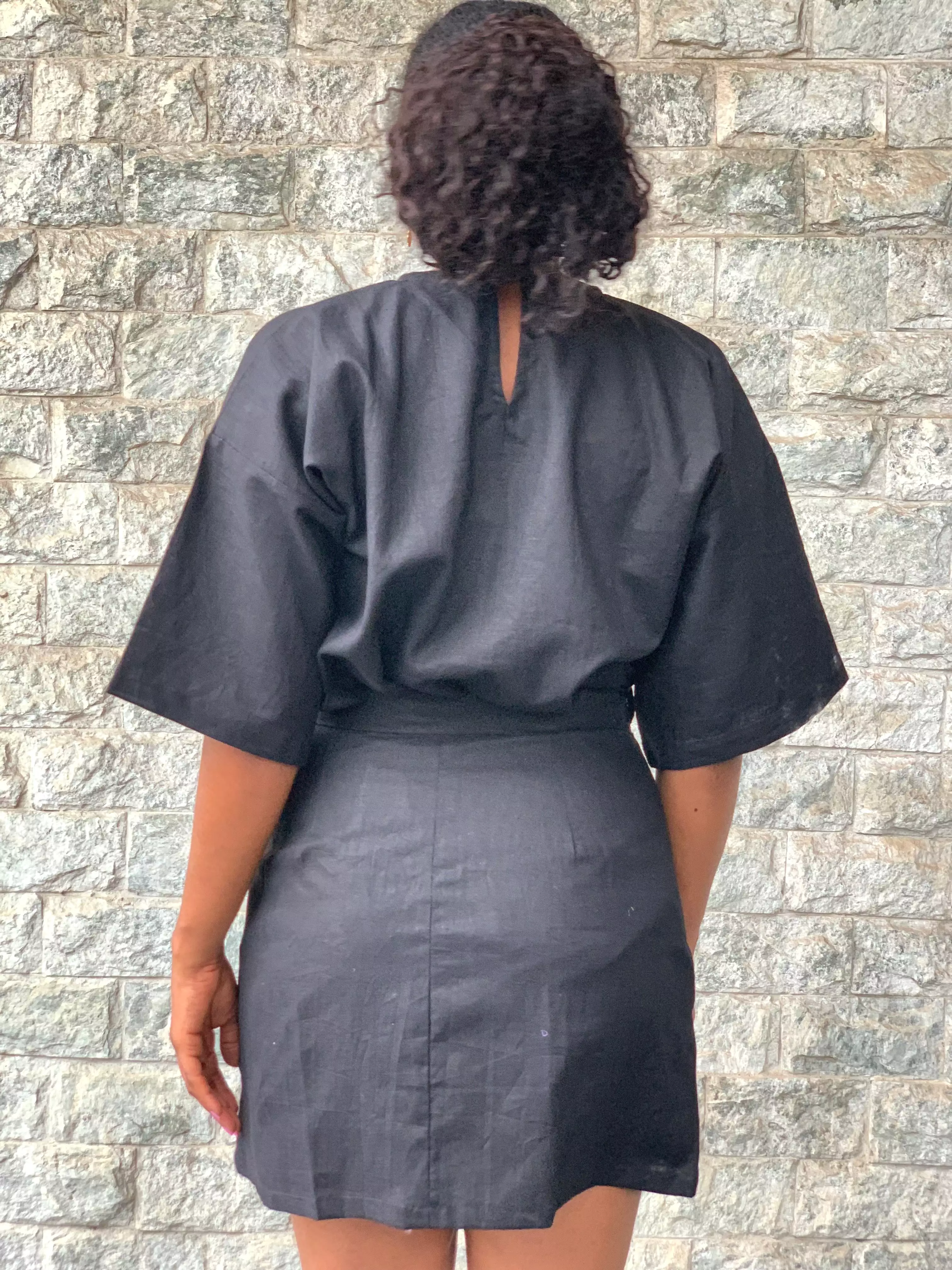 Onyeka Mini Skirt - Black.