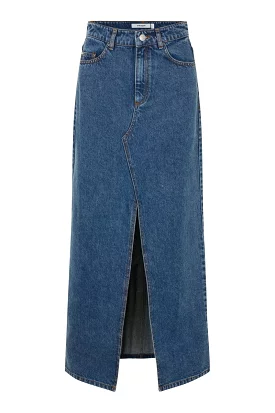 oval square Britney Maxi Skirt Blue