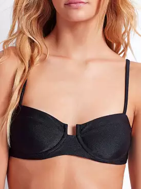 Patbo Black Underwire Bra Top.