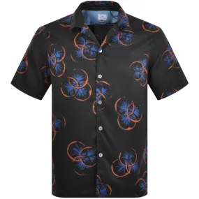 Casual Fit Black Short Sleeve Shirt by Paul Smith