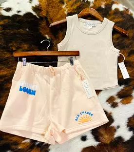 Peach Lounge Shorts