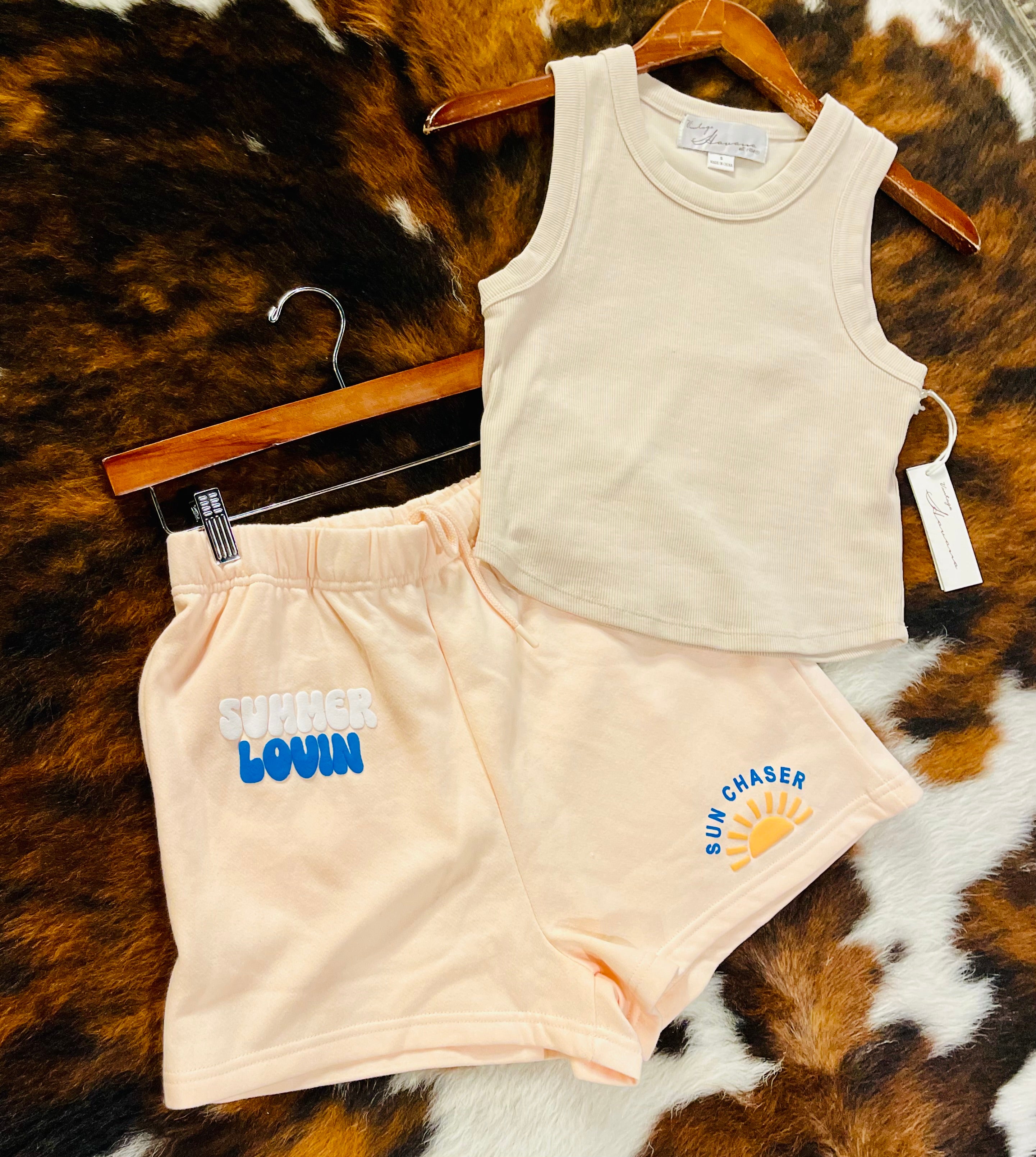 Peach Lounge Shorts