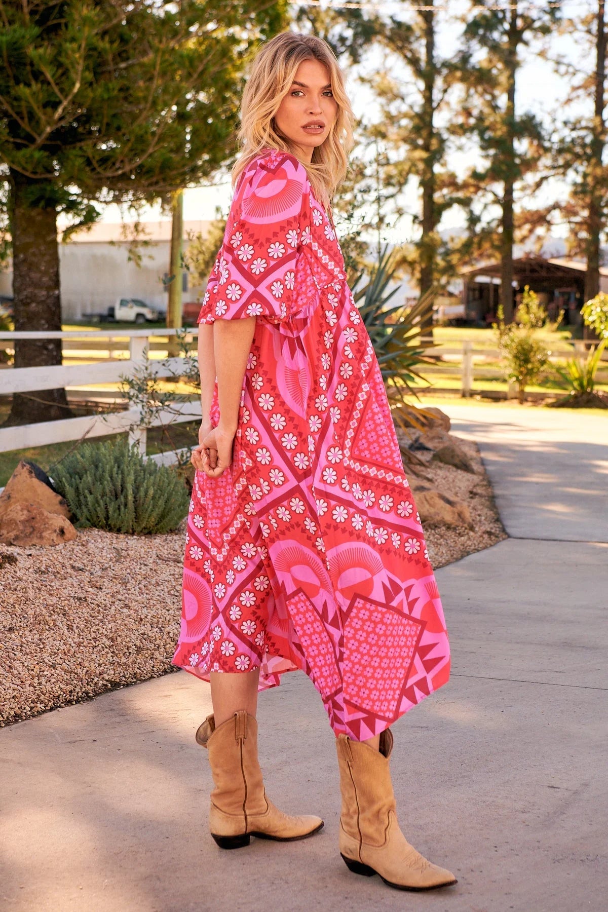 Penny Bohemian Midi Dress