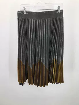 Pre-Owned Paris Silver Medium Midi Skirt HD for Sale