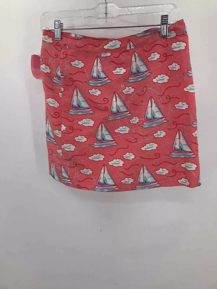 Pre-Owned Pink Vineyard Vines Wrap Mini Skirt XS