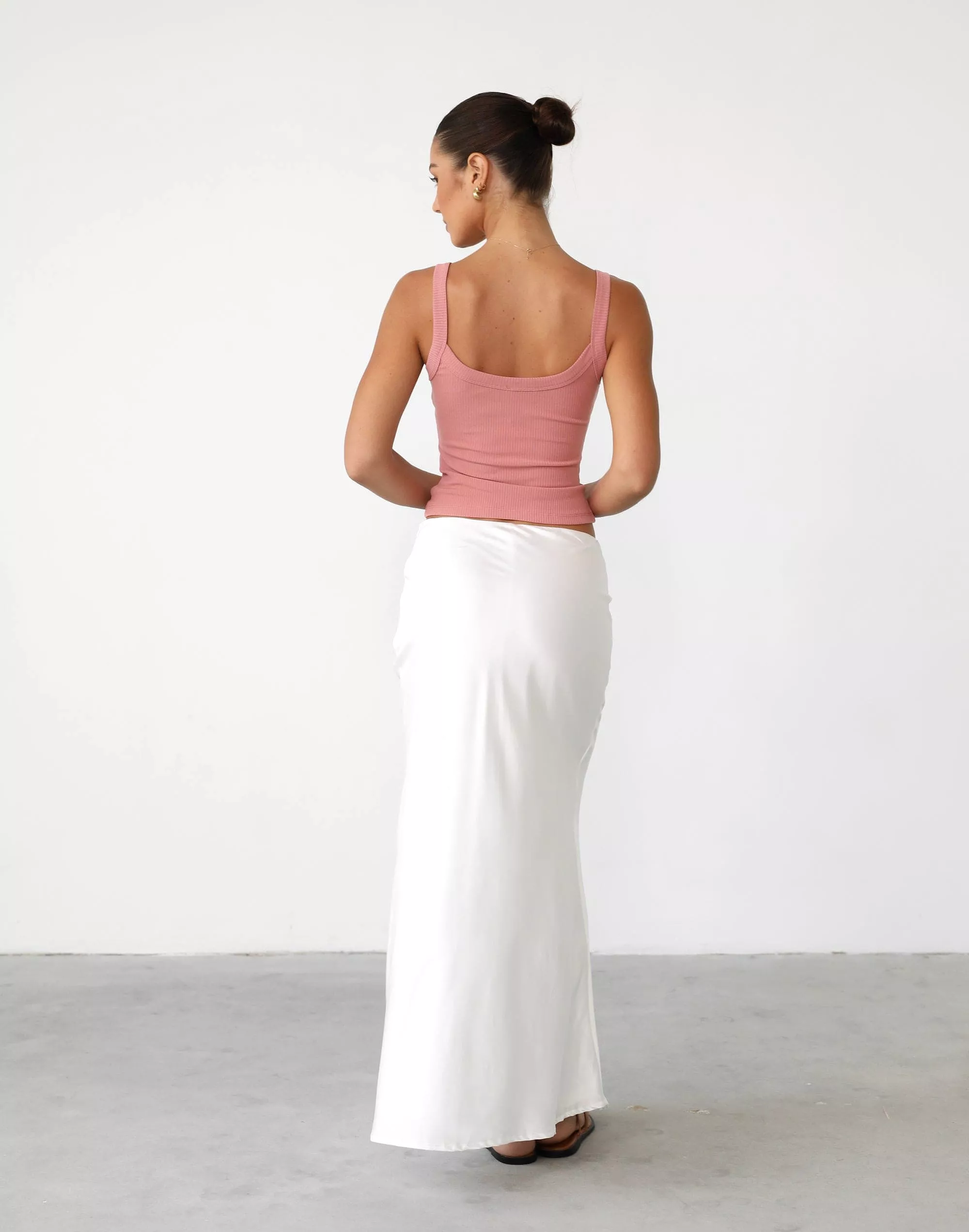 Ravena White Maxi Skirt