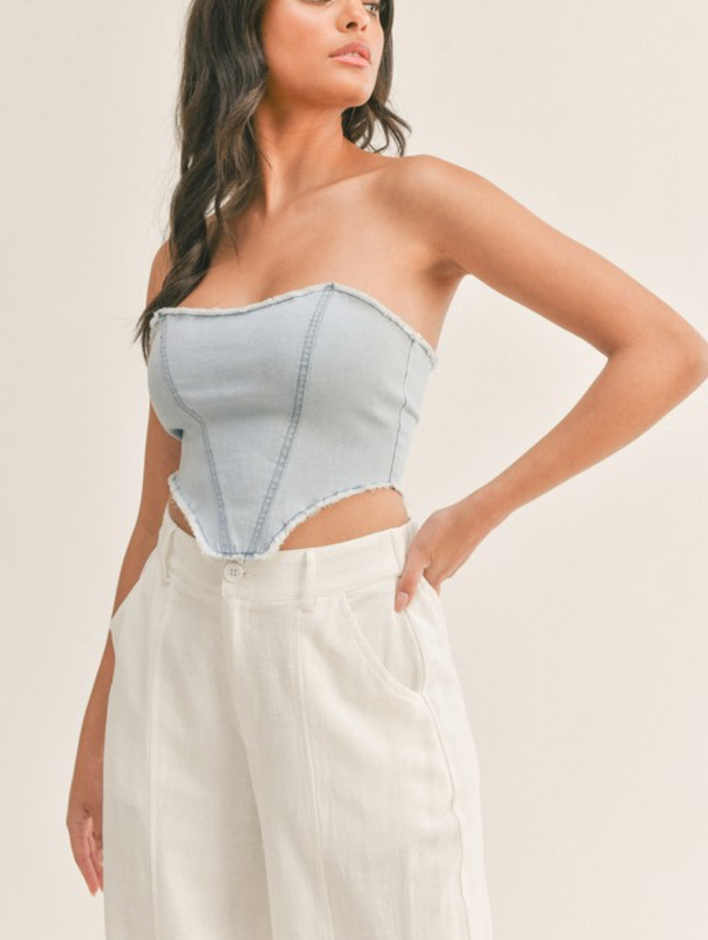 Ravi denim corset