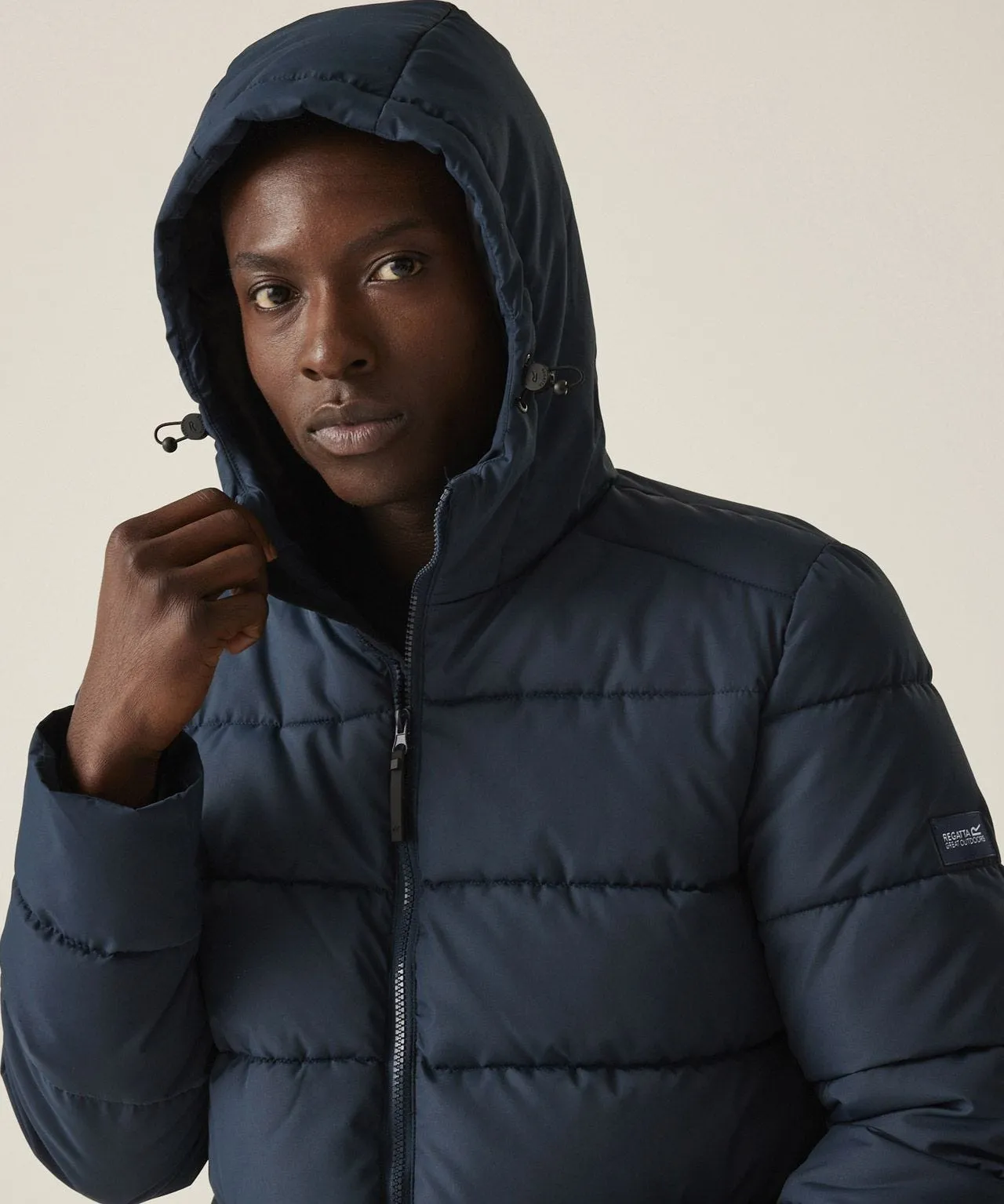 Regatta Long Quilted Coat for Men