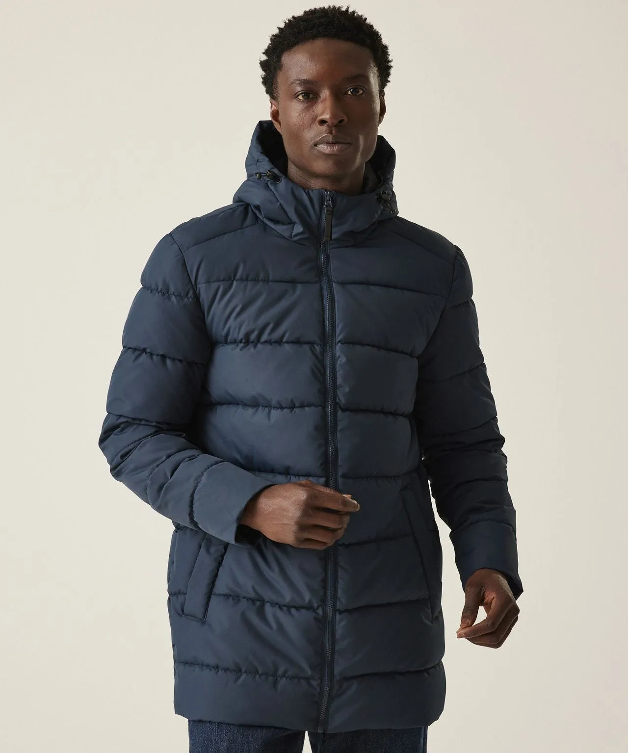 Regatta Long Quilted Coat for Men