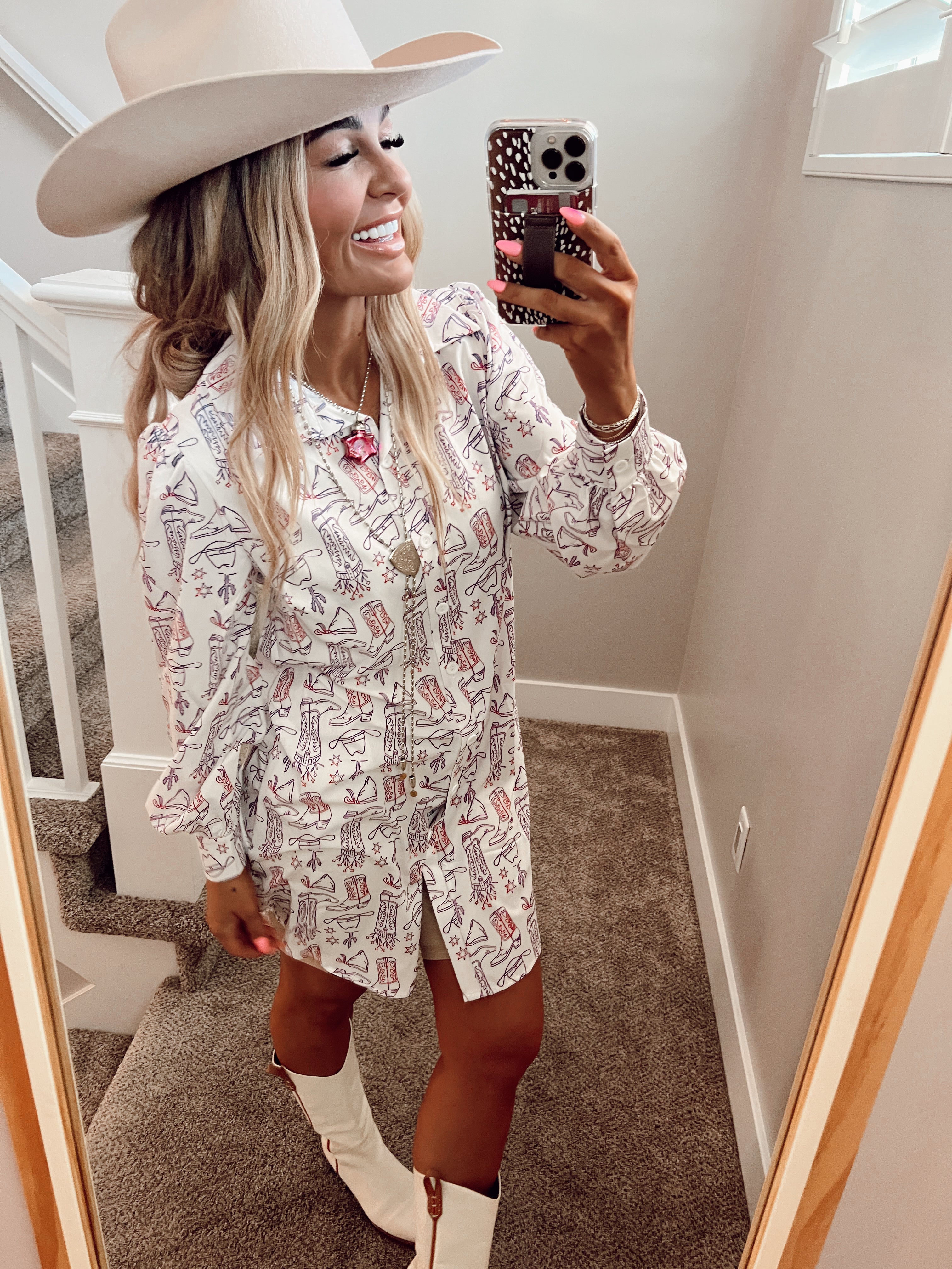 Result: Stylish Western-inspired Shirt Dress