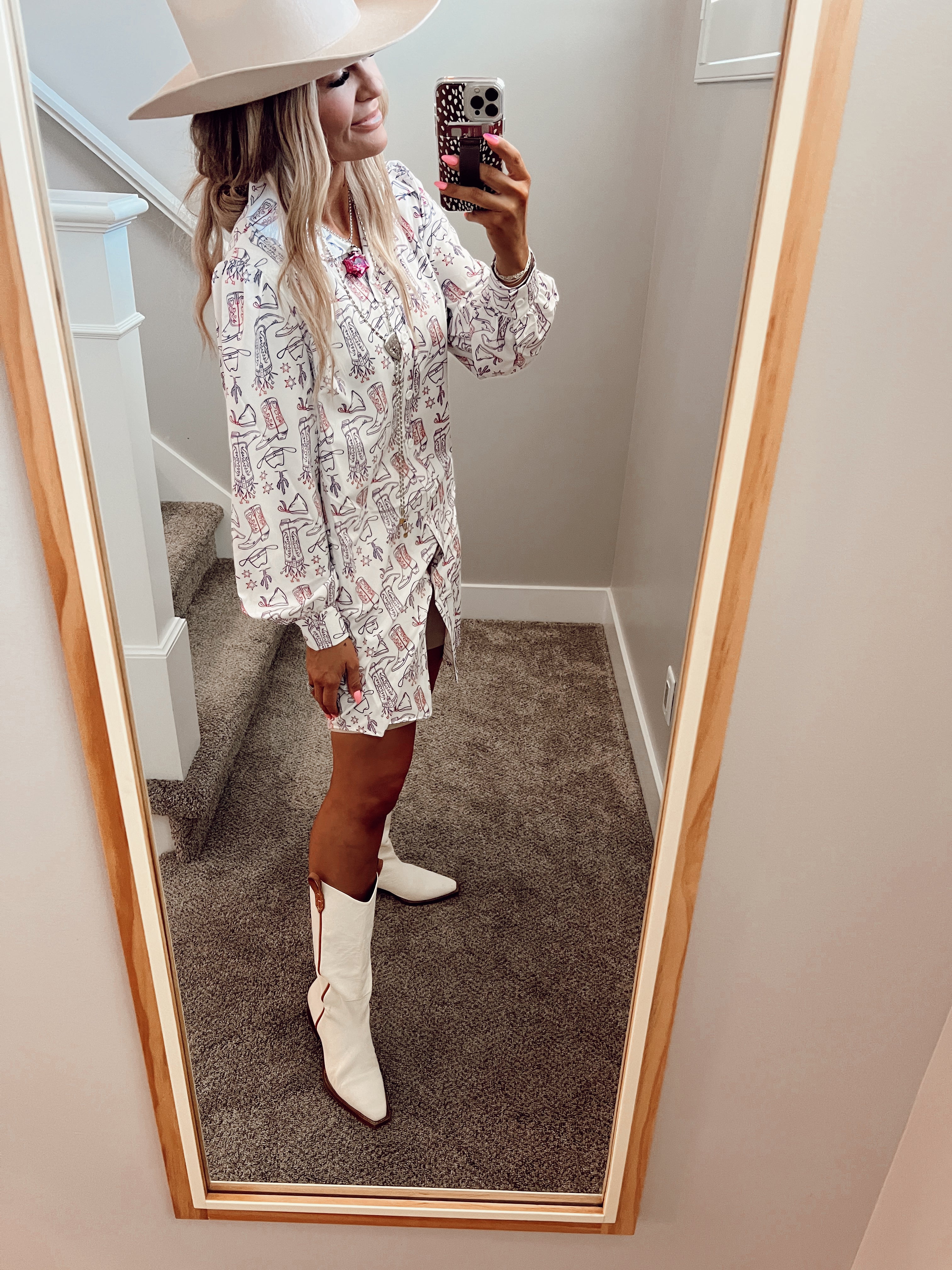 Result: Stylish Western-inspired Shirt Dress