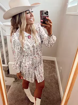 Result: Stylish Western-inspired Shirt Dress