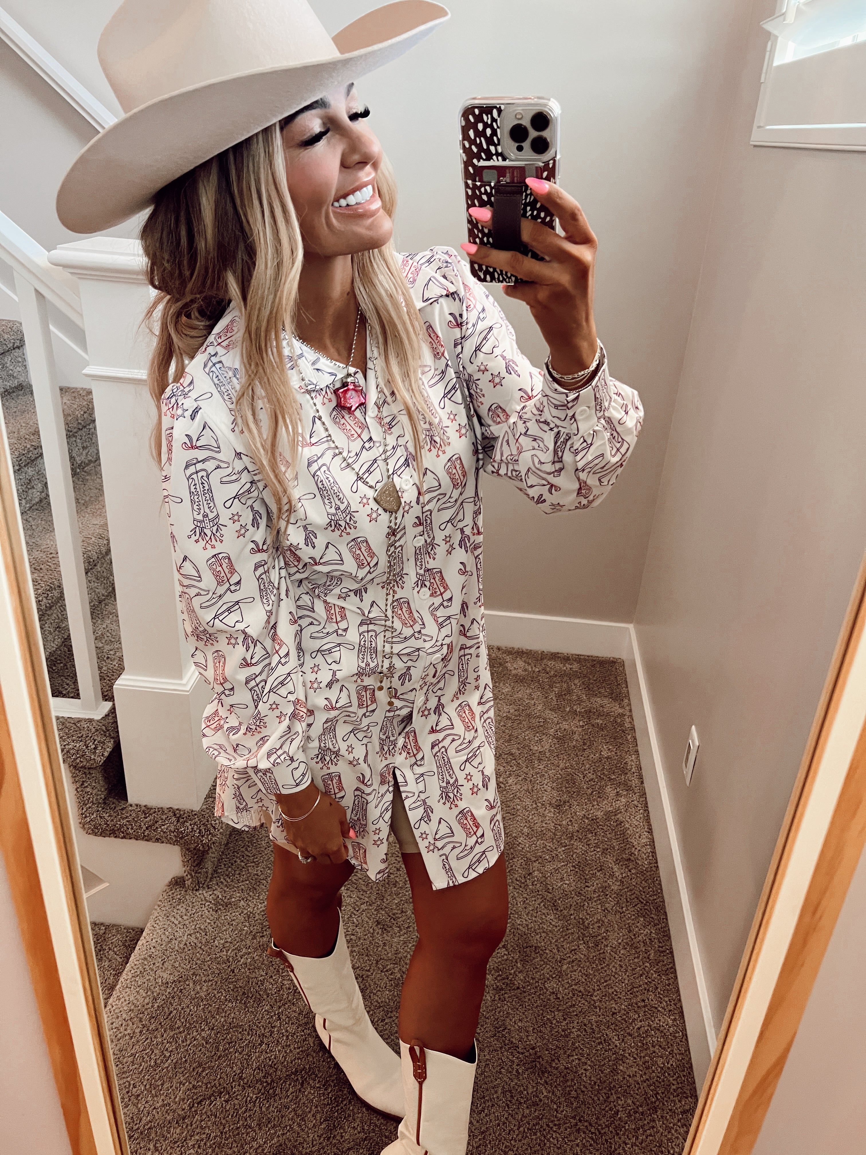 Result: Stylish Western-inspired Shirt Dress