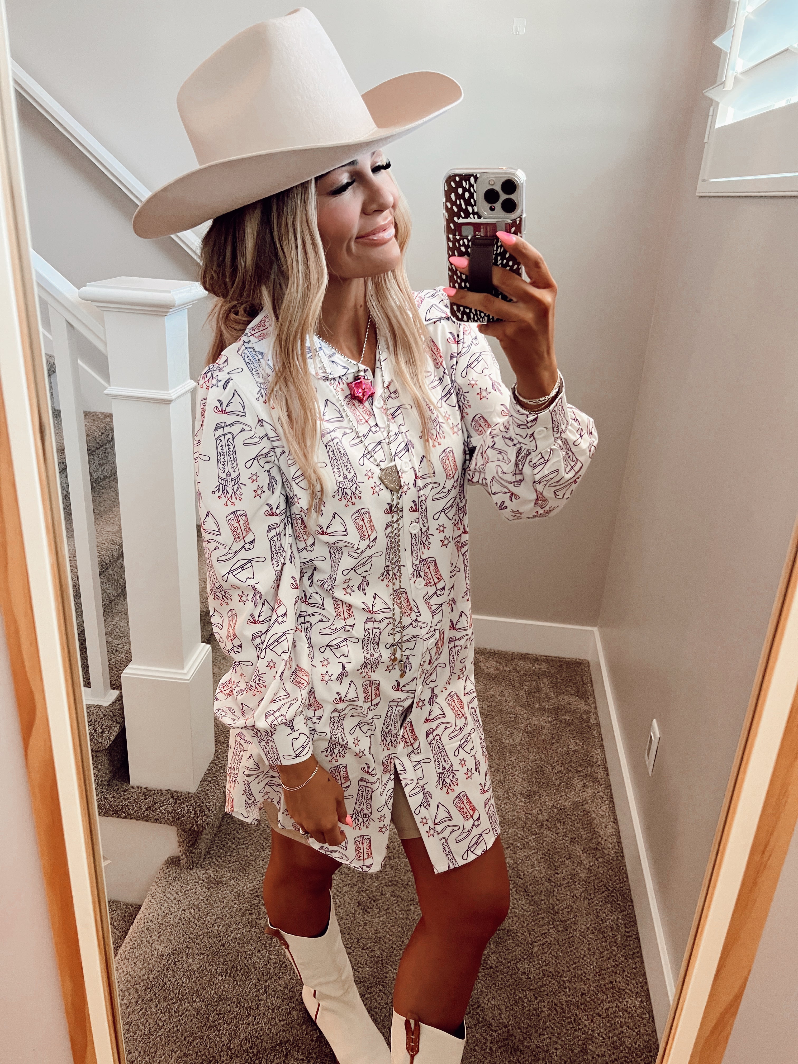 Result: Stylish Western-inspired Shirt Dress