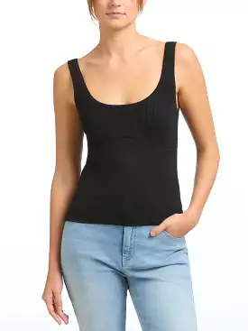 Ribbed tank top.