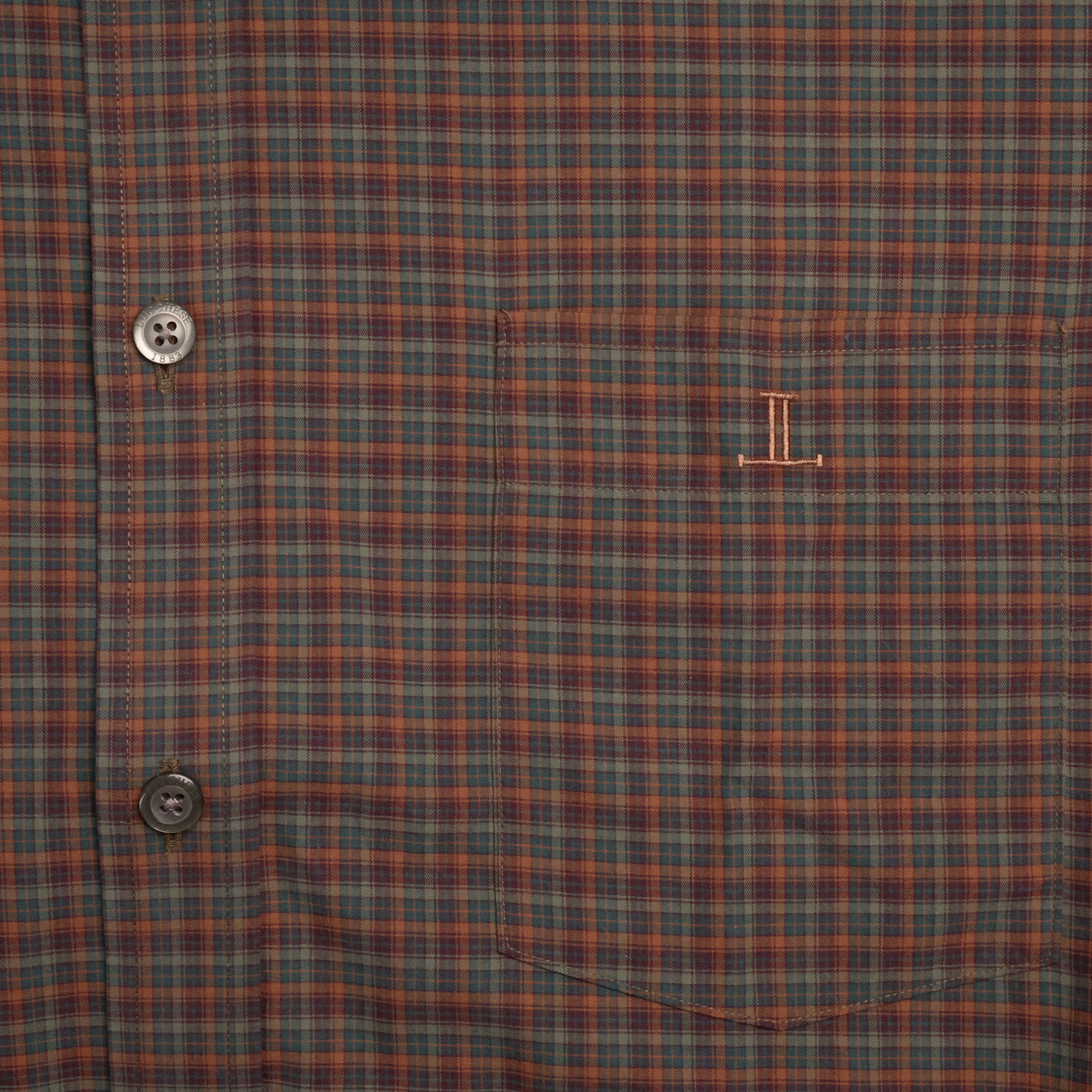 San Antonio Pine Walnut Mini Plaid