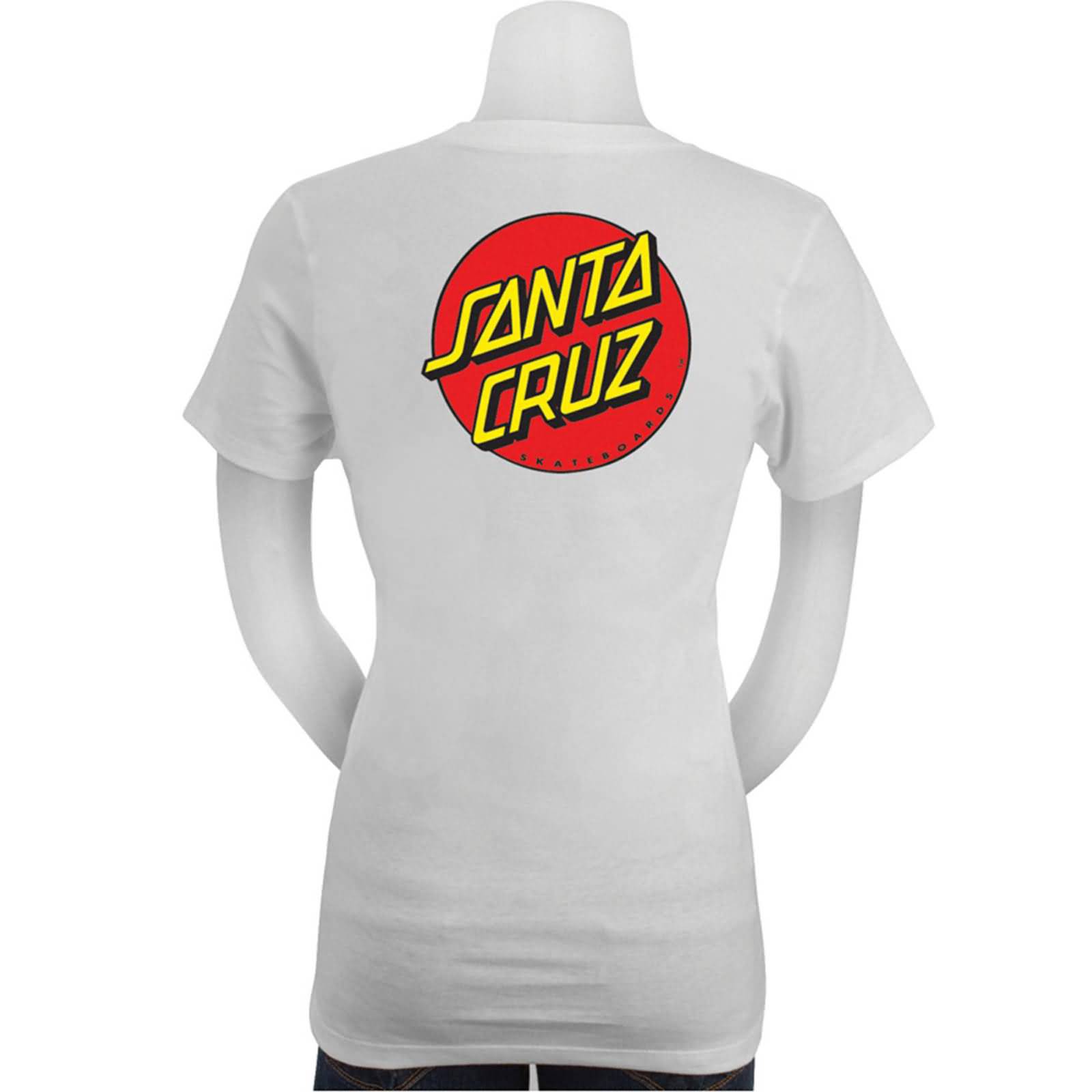 Santa Cruz Classic Dot Fitted Girls Youth Short Sleeve T-Shirts - Brand New.