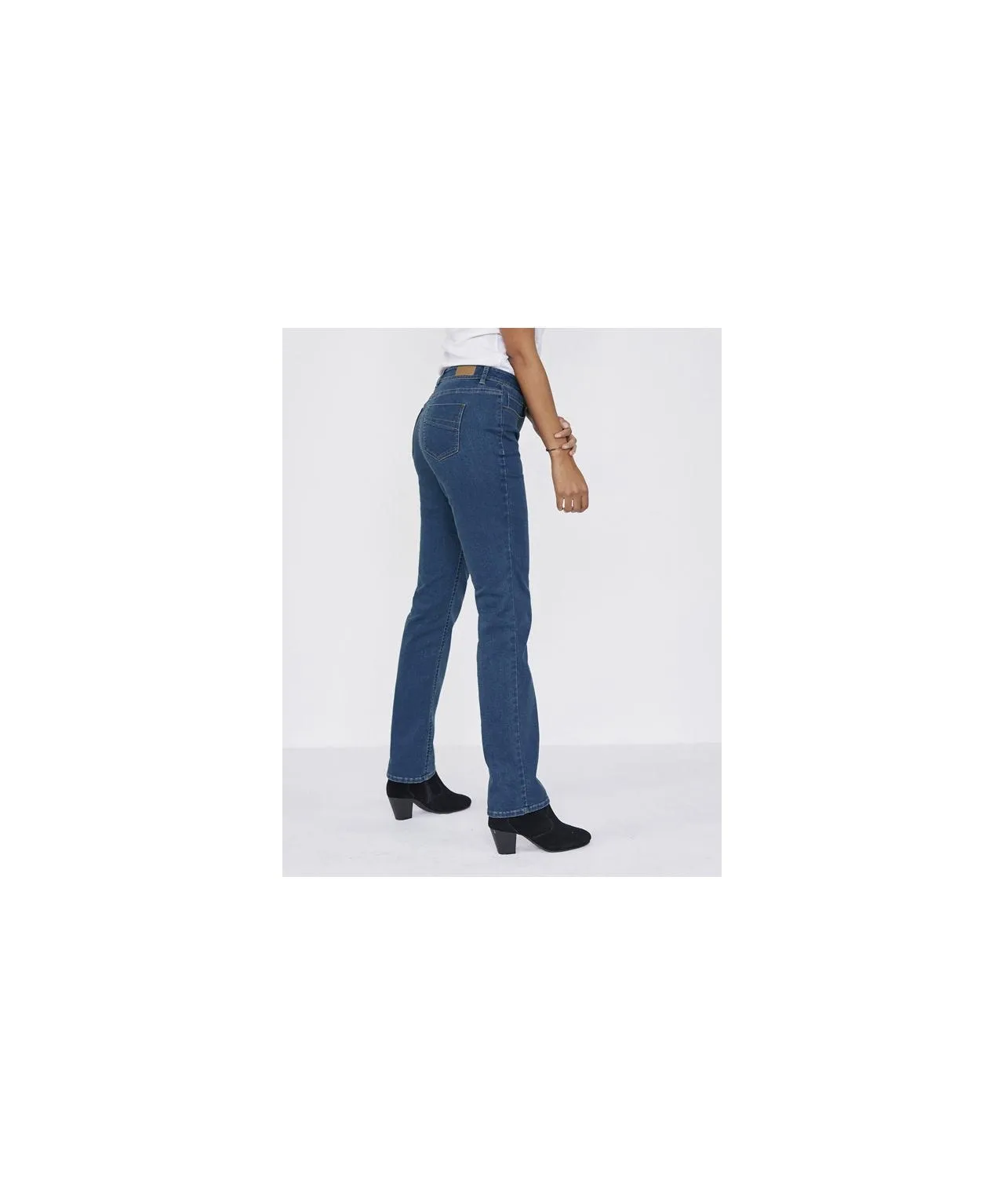 Stretch Straight-leg Jeans for Perfect Fit