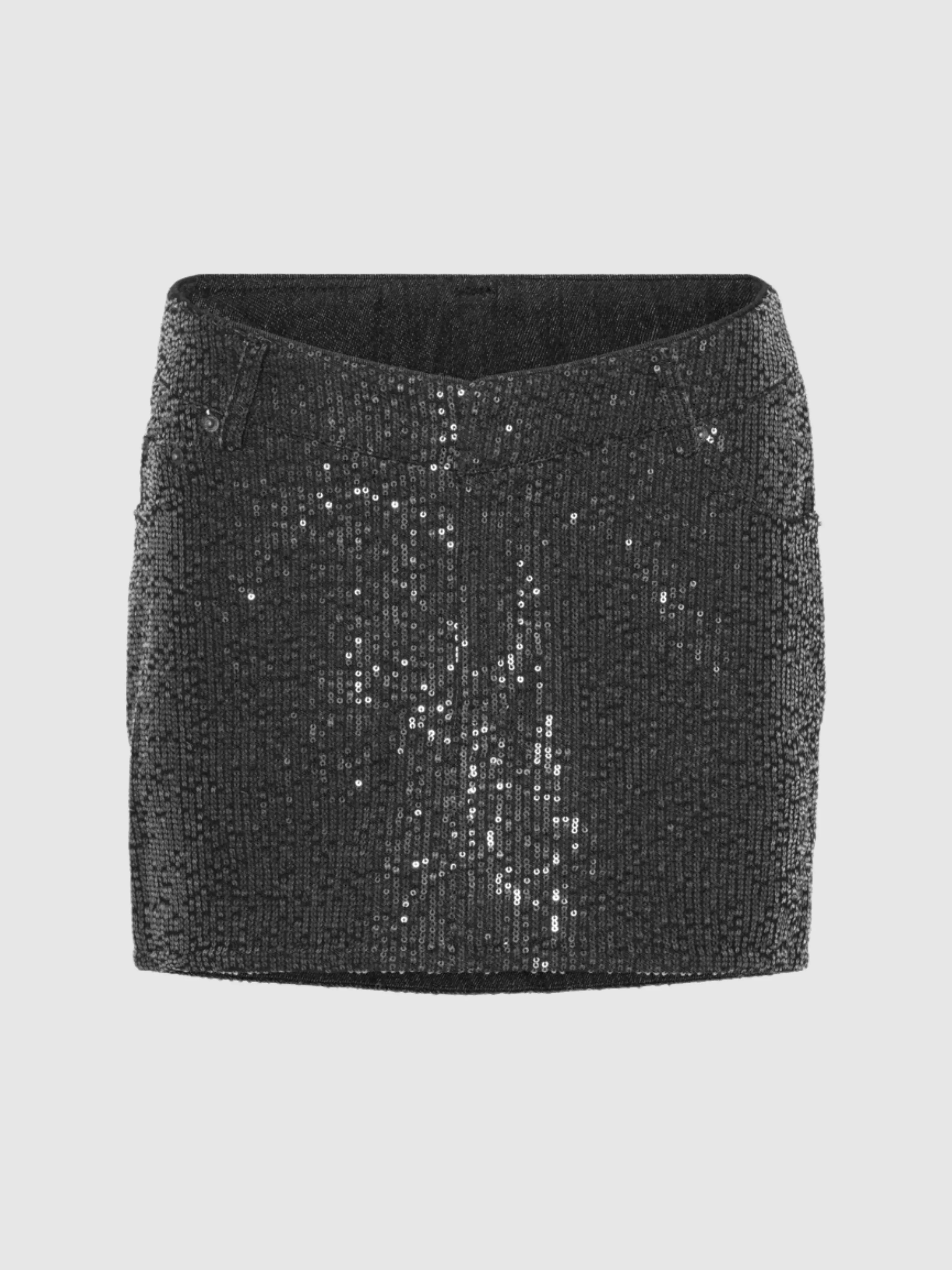 Sequin Mini Skirt