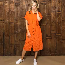 Serengeti Anglais Shirt Dress Naartjie - Flora Print Dress