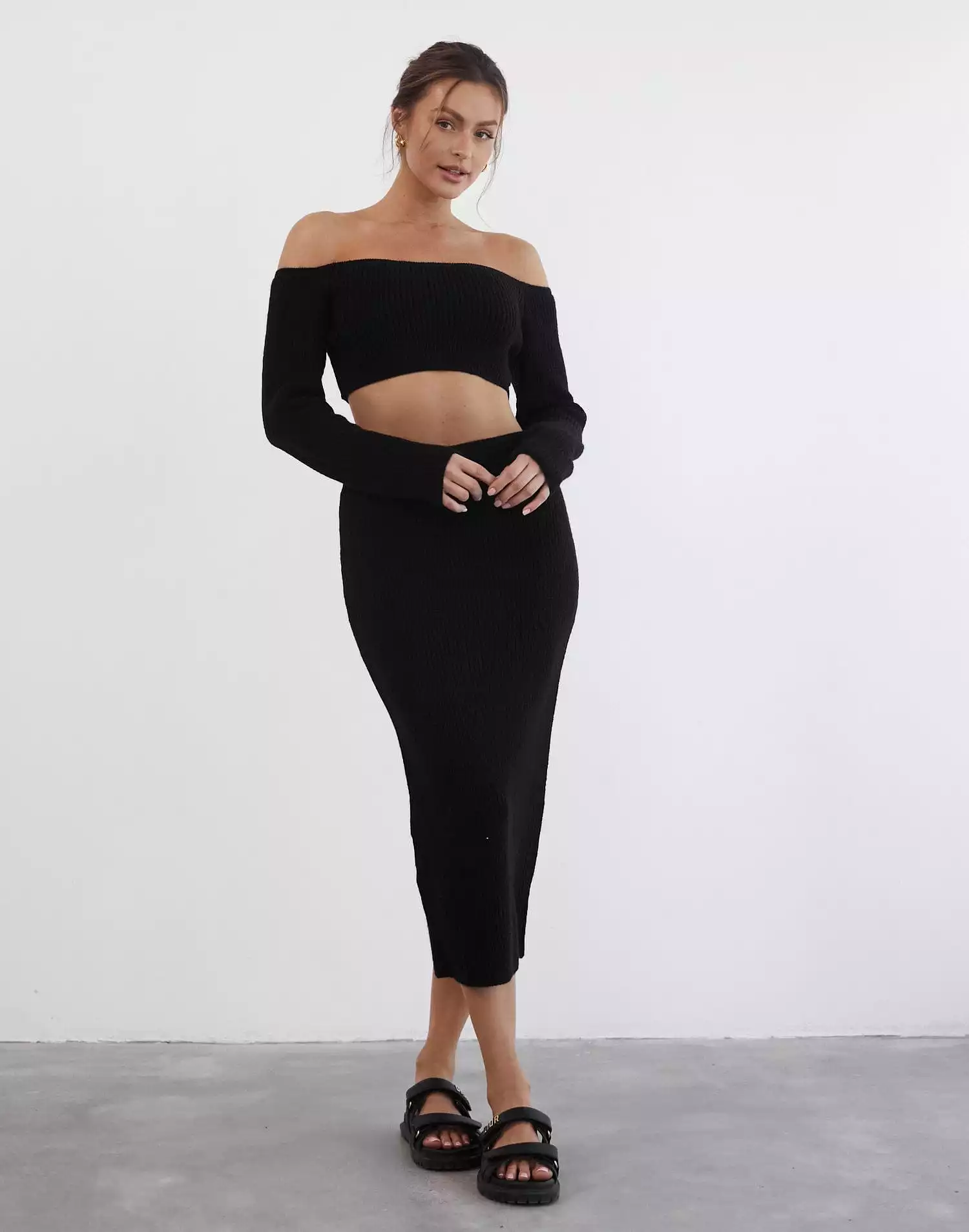 Sharna Maxi Skirt - Black