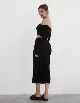 Sharna Maxi Skirt - Black