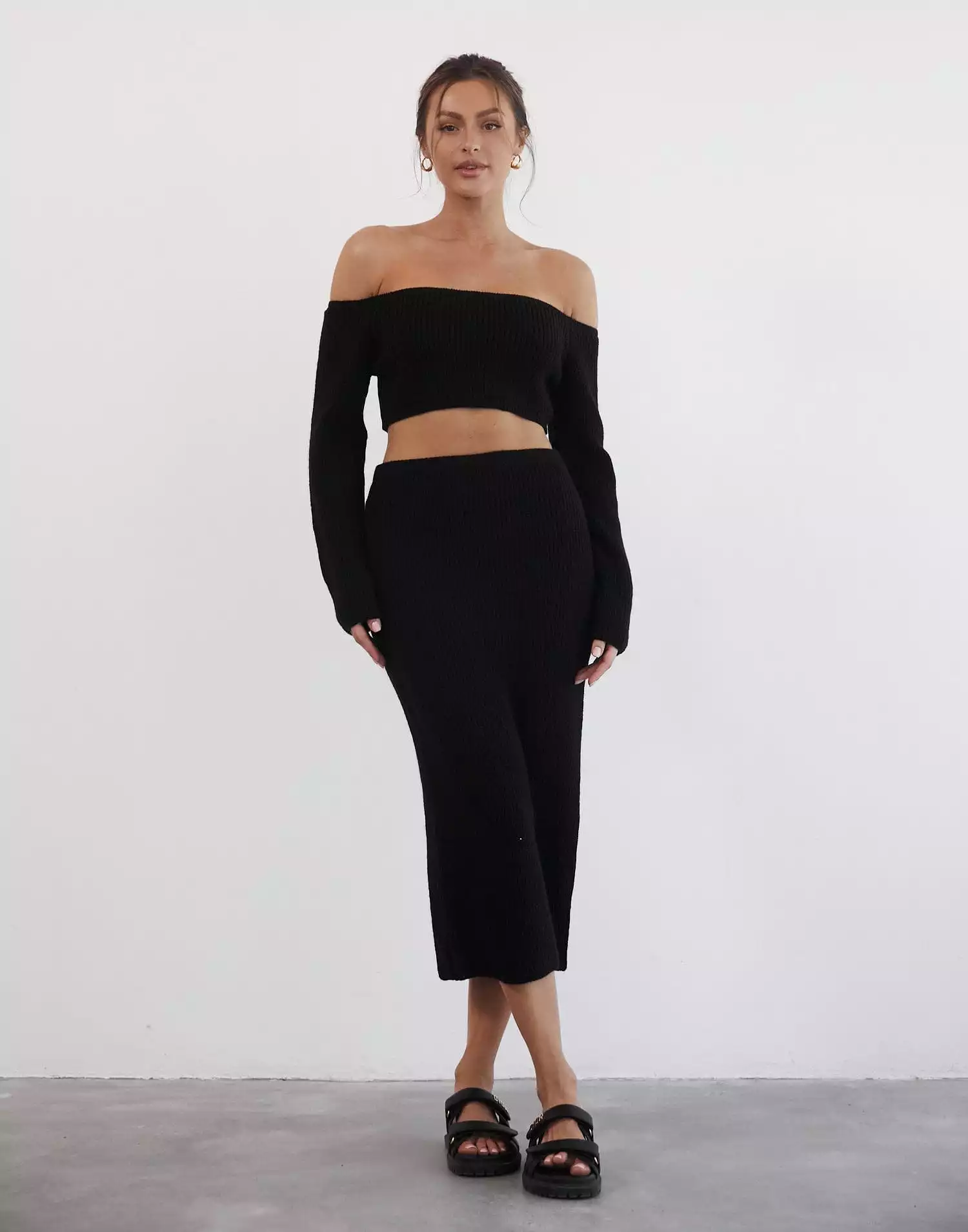 Sharna Maxi Skirt - Black