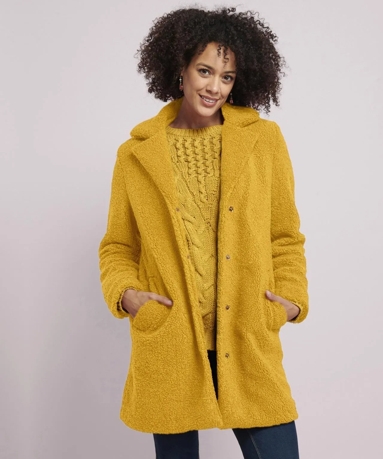 teddy fleece coat