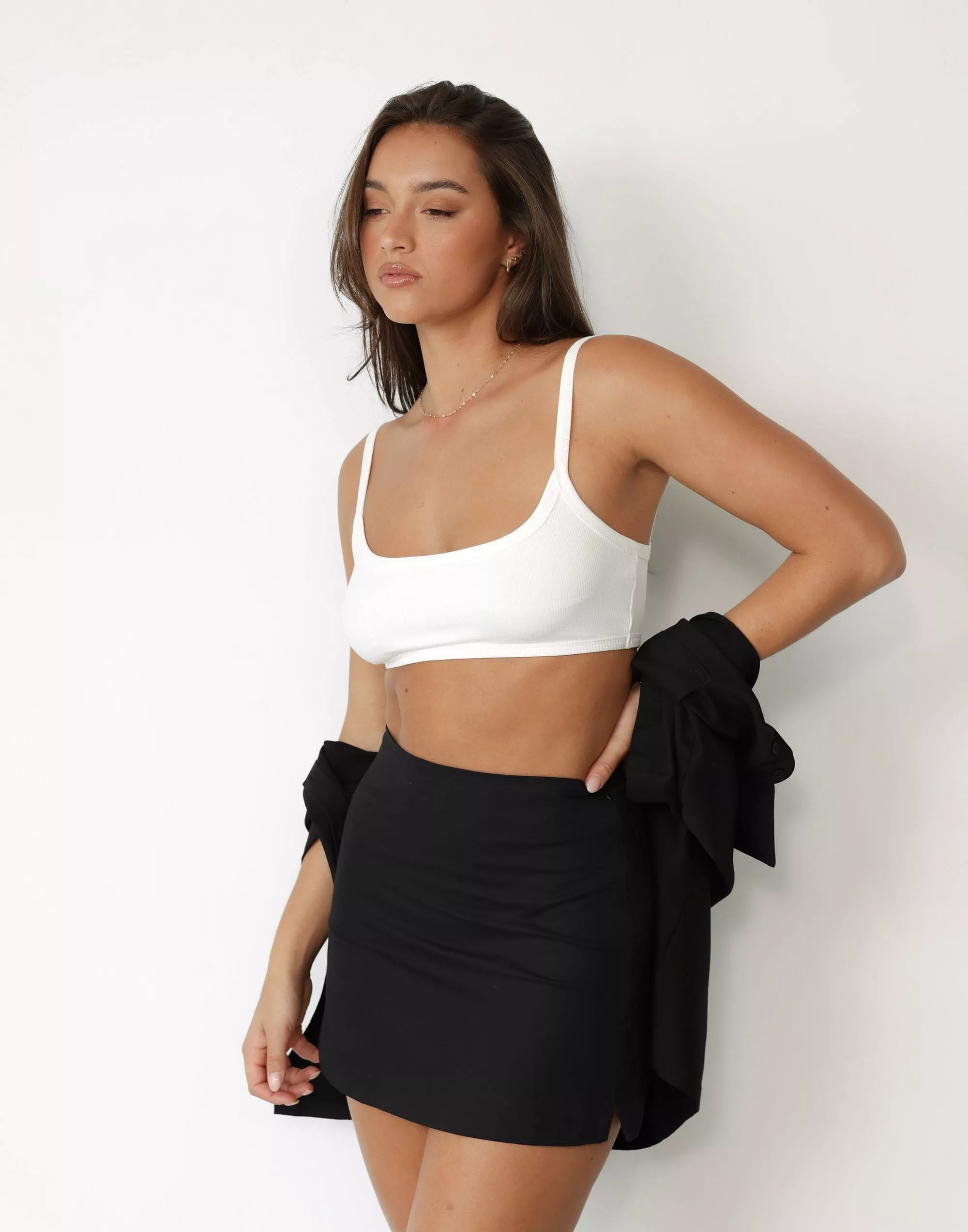 Sierra Black Mini Skirt