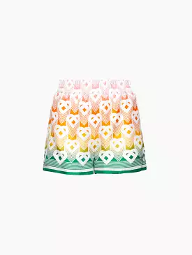 Silk Shorts with Drawstring waistband