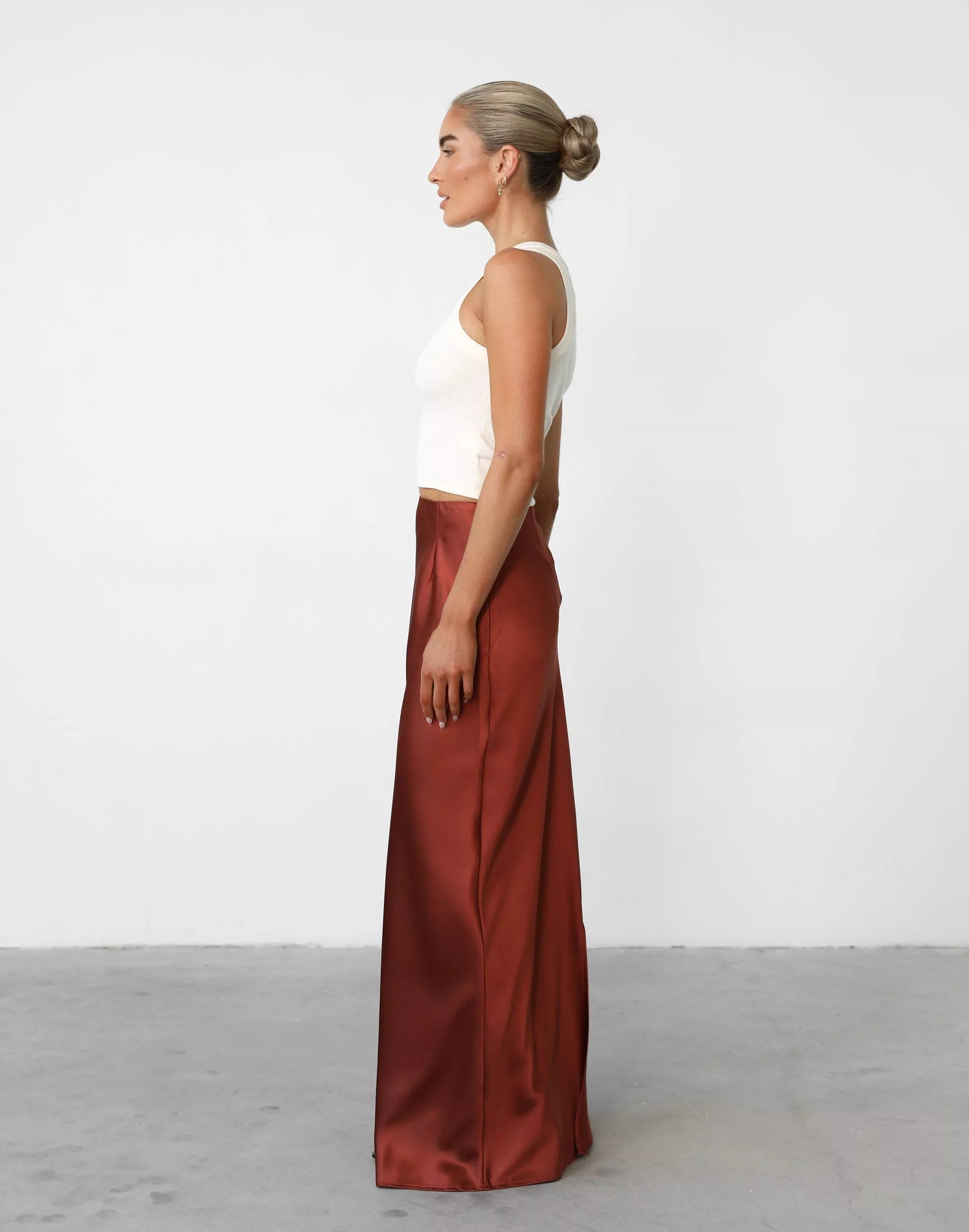 Sincerity Clay Maxi Skirt