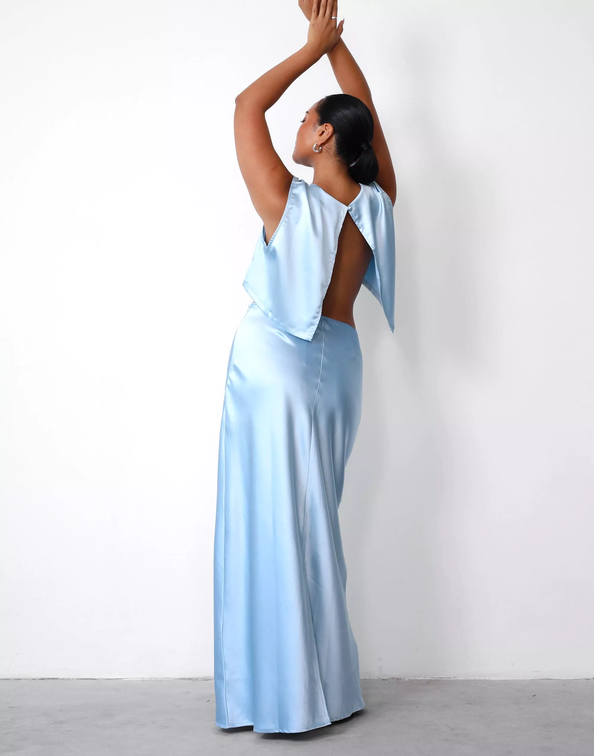 Sincerity Maxi Skirt - Ice Blue