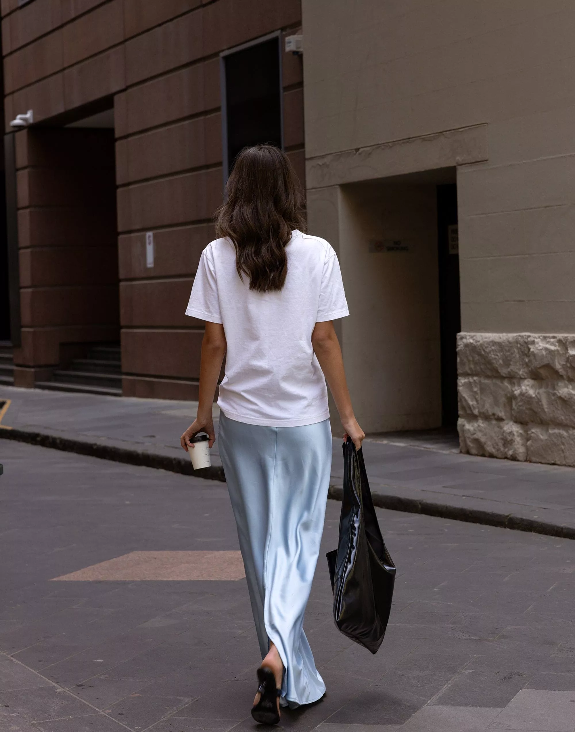 Sincerity Maxi Skirt - Ice Blue