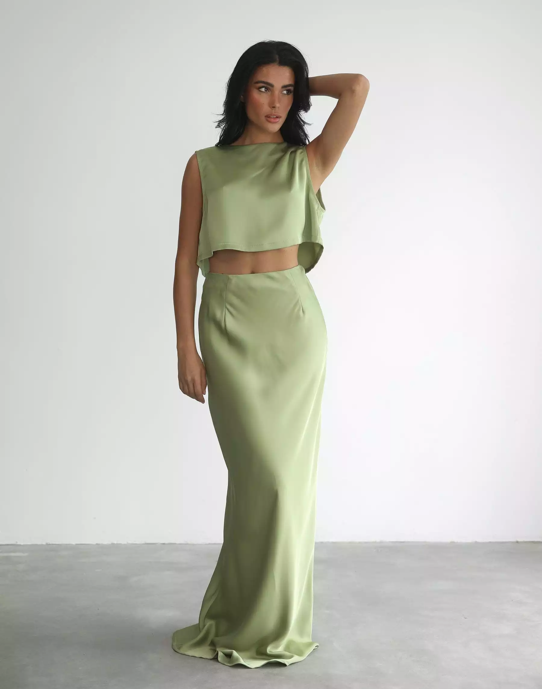 Sincerity Maxi Skirt - Sage