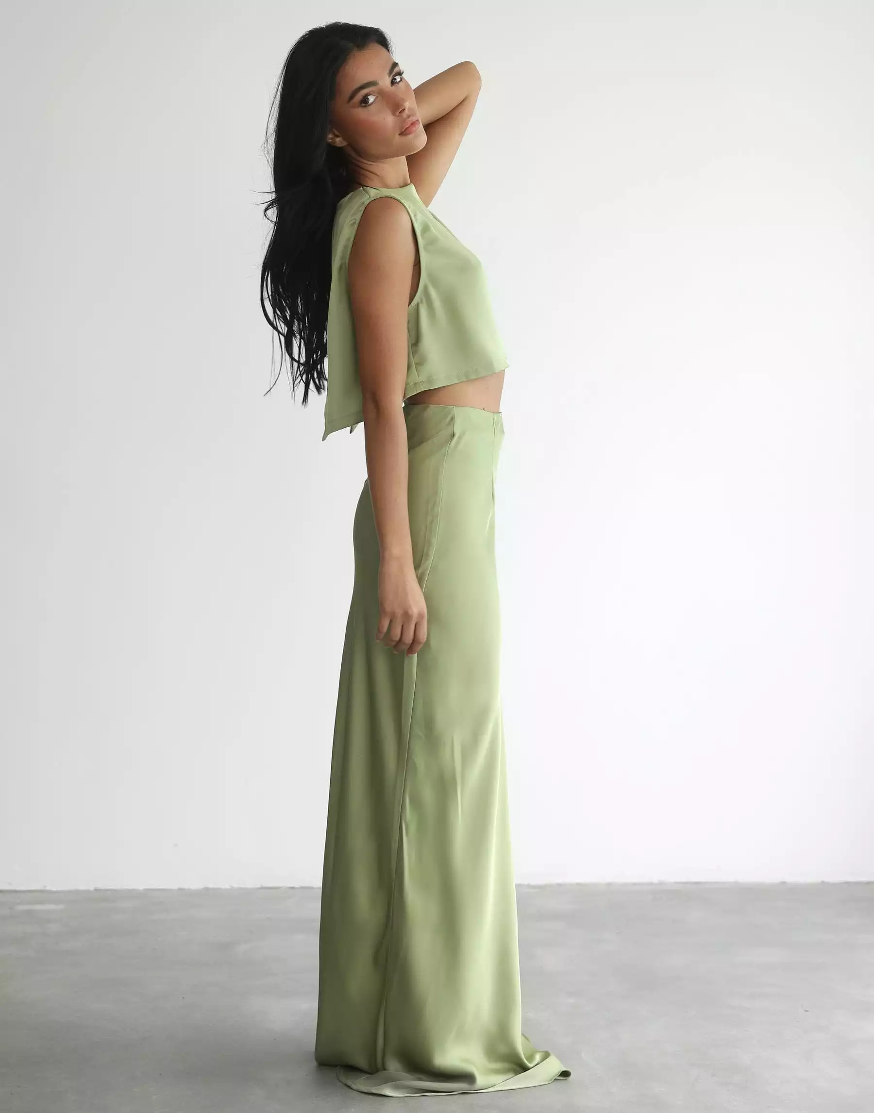 Sincerity Maxi Skirt - Sage