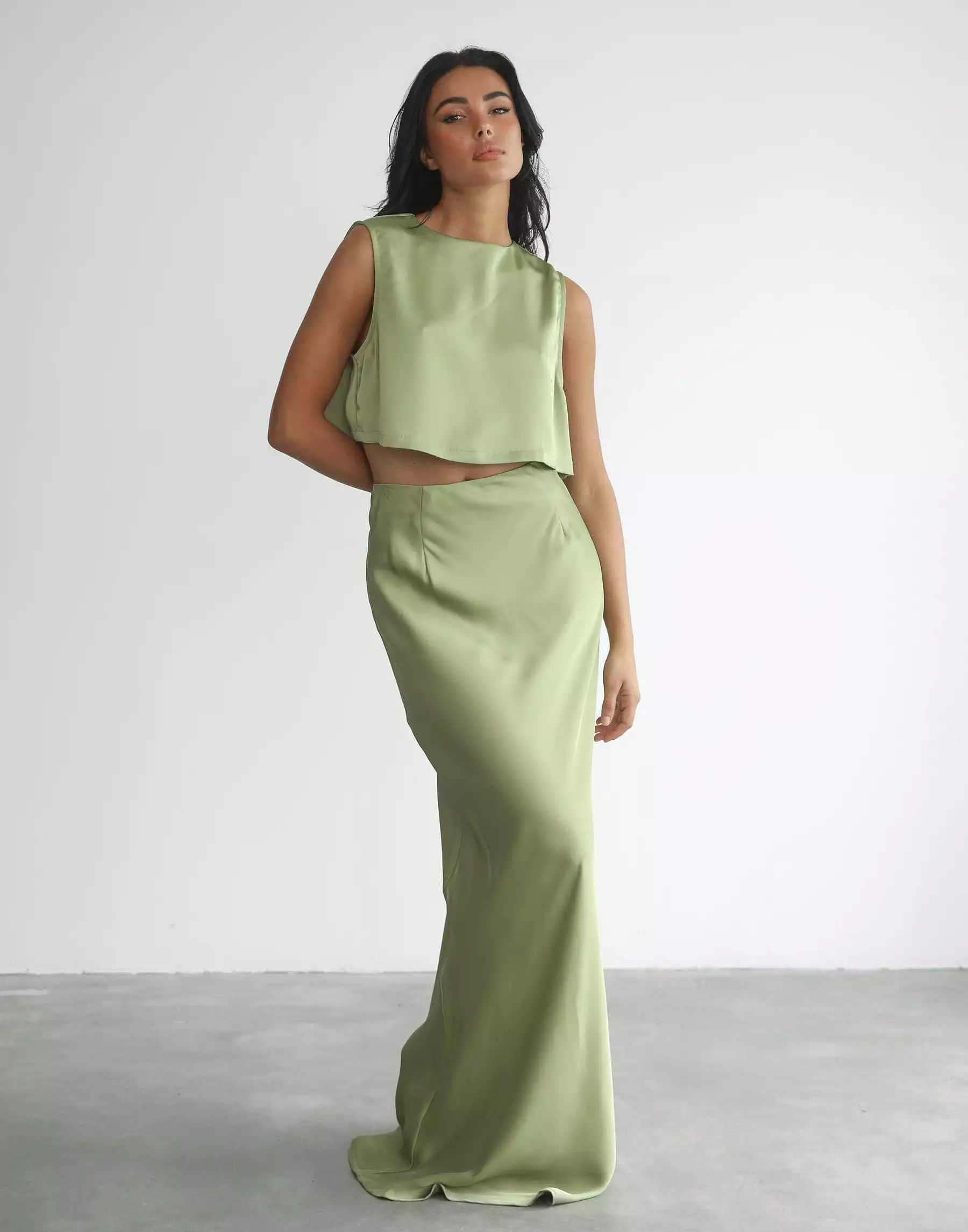 Sincerity Maxi Skirt - Sage