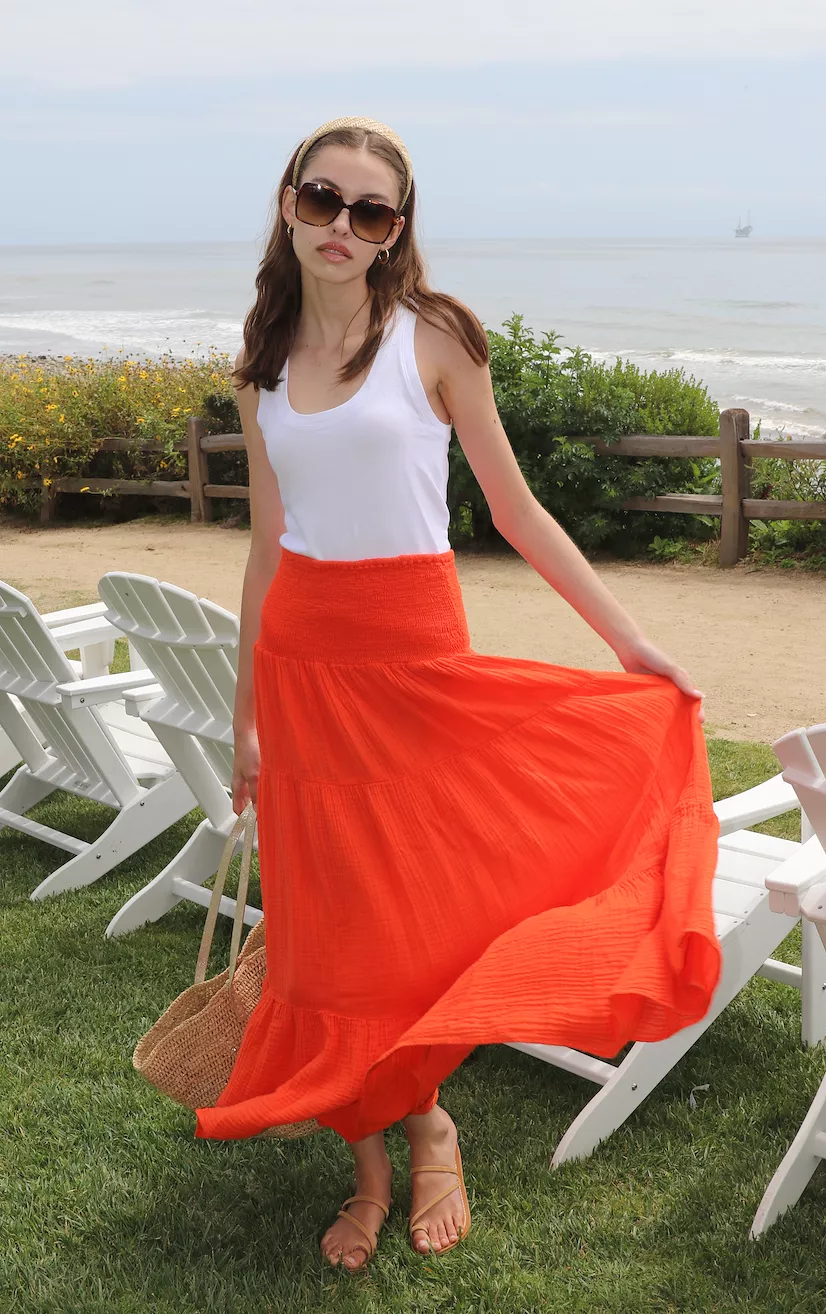 Smocked Maxi Skirt - Shop Now!