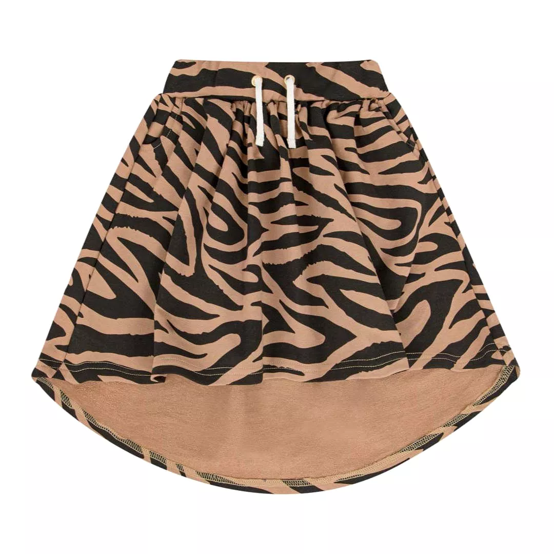 Sophie Tiger Stripes Midi Skirt - Best Deals, Buy Online Now!