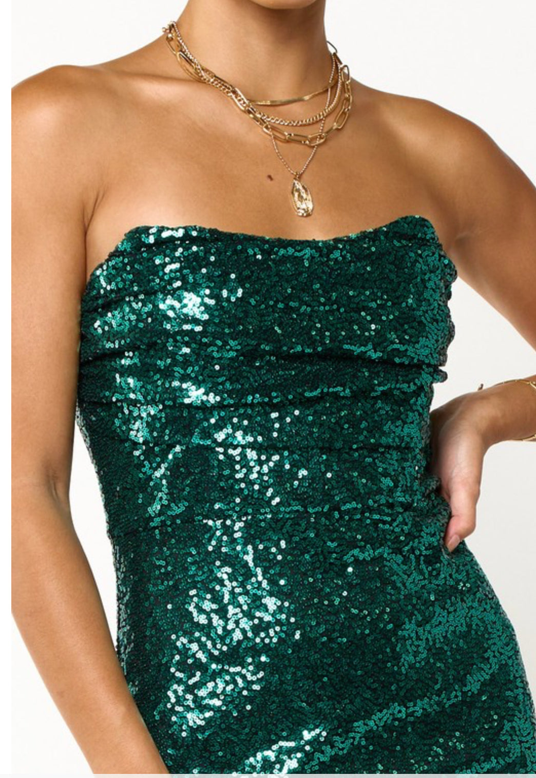 Sparkly sequin dress