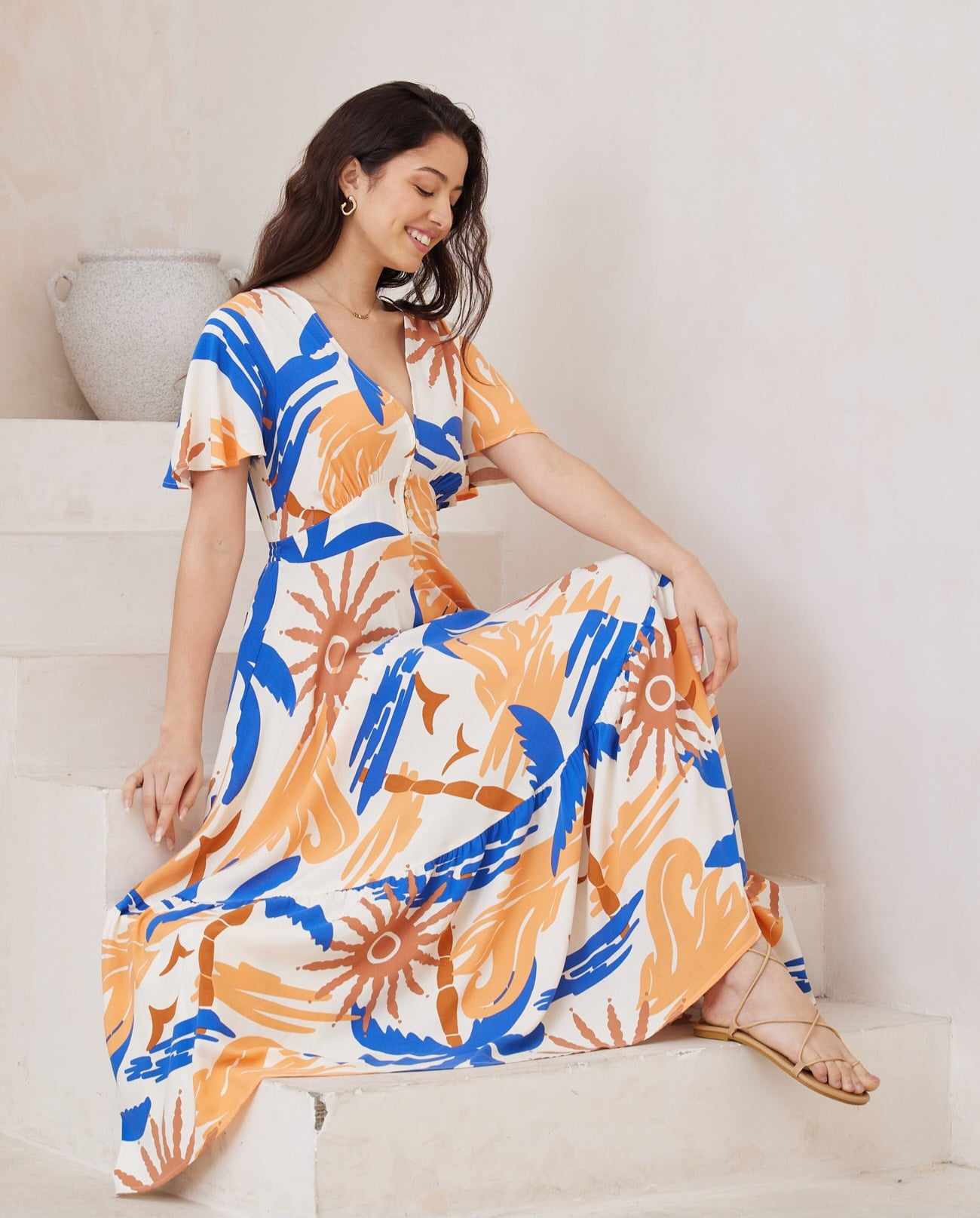 Stacey Maxi Dress - Cosmic Sunset - Buy Now!