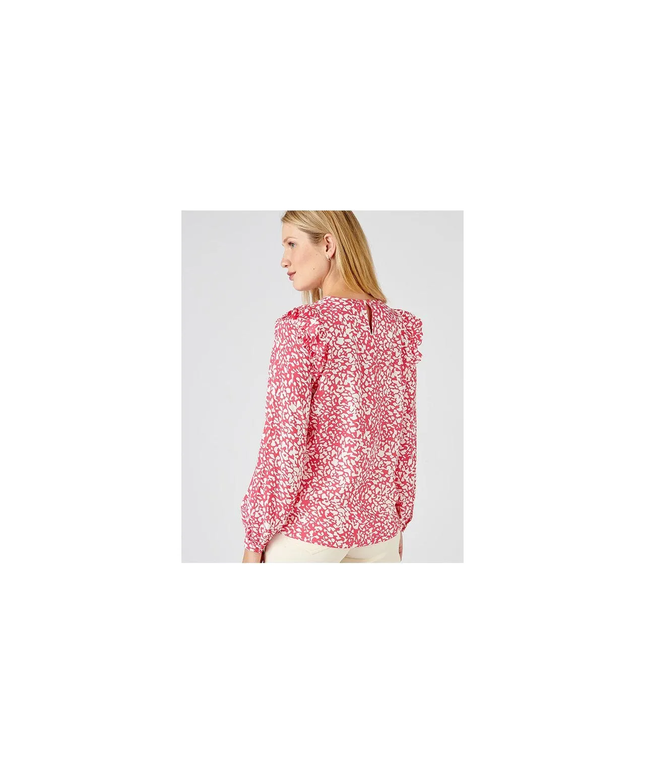 Blouse with Strawberry Print