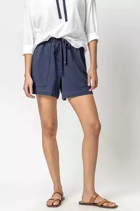 Stretchy Waistband Tie Shorts