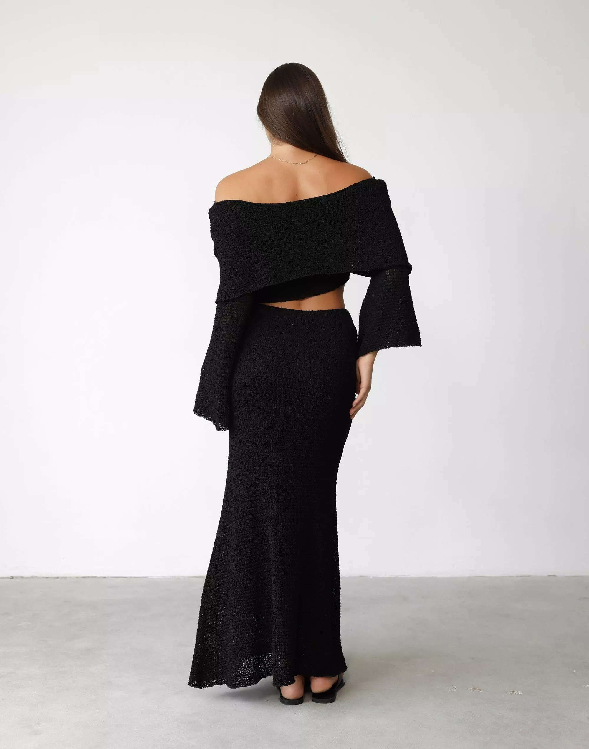 Sundown Maxi Skirt - Black