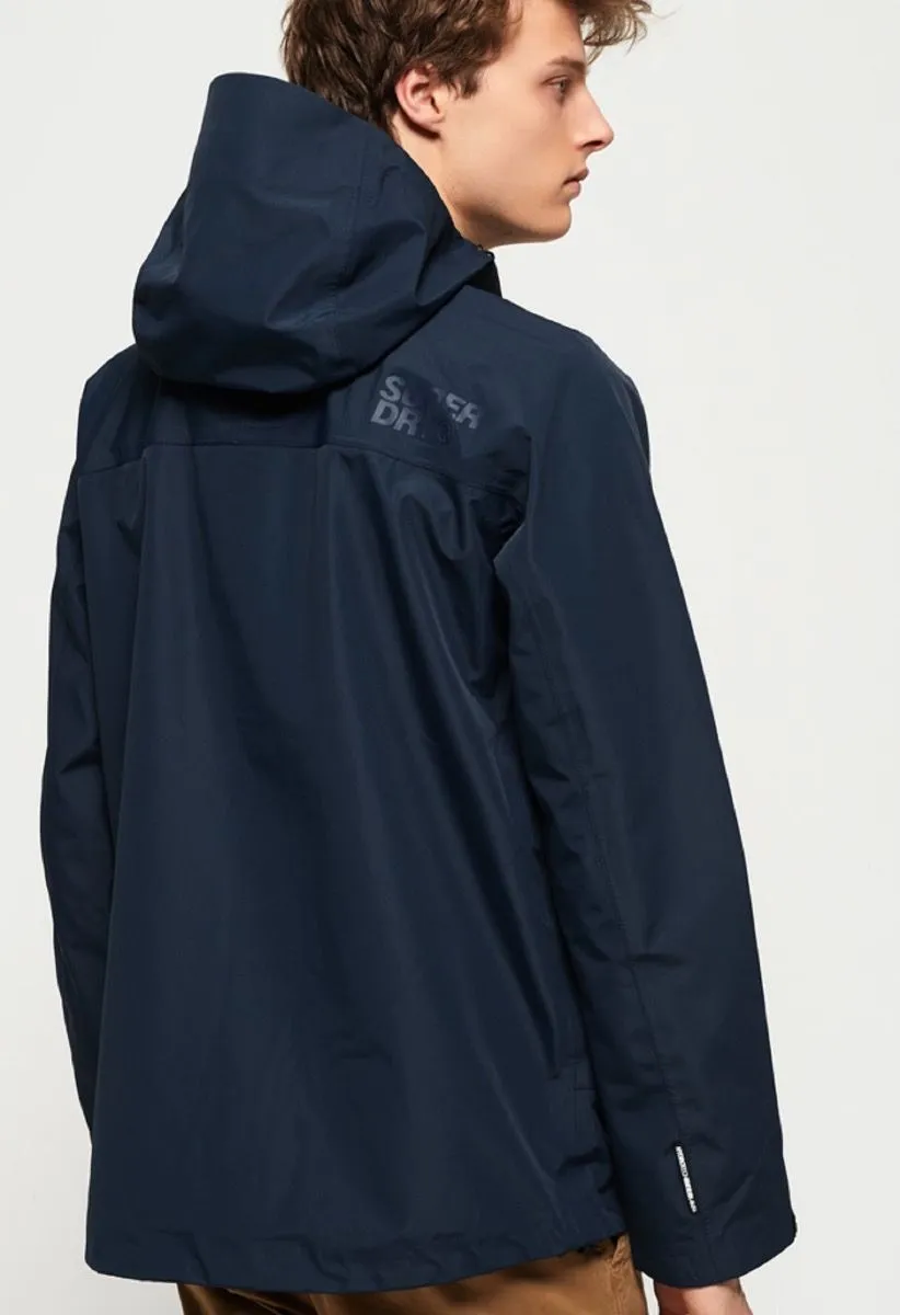 Navy Hydrotech Softshell Hooded Jacket from Superdry