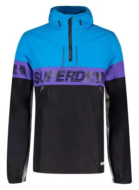 Superdry Overhead Retro Jacket - 80s Cagoule Style in Electric Color