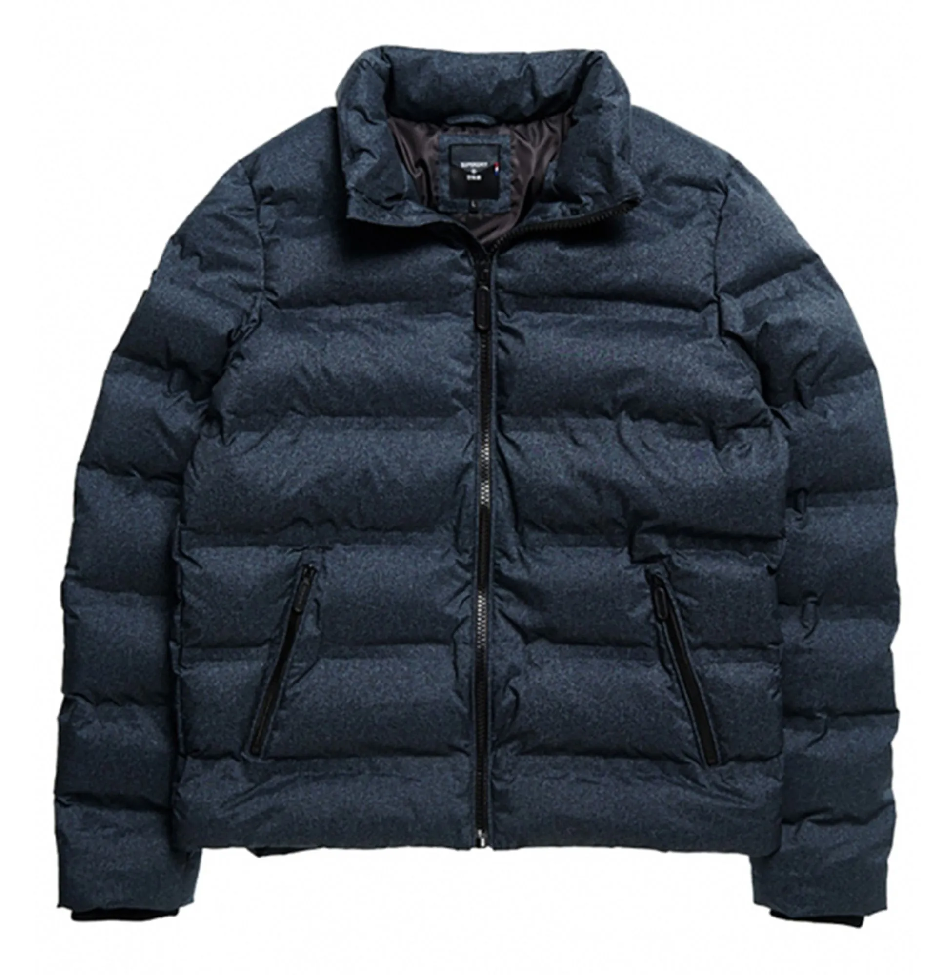 Charcoal Ultimate Radar Quilt Jacket by Superdry