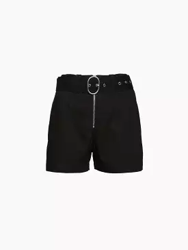 Tailored Belted Shorts